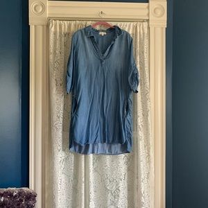Cloth and stone soft denim tunic/ dress